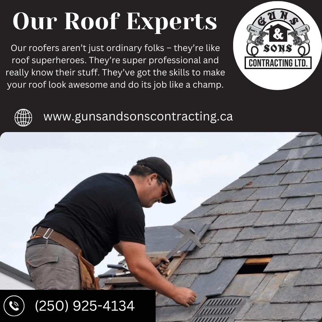 For reliable and professional roofing services, choose Guns