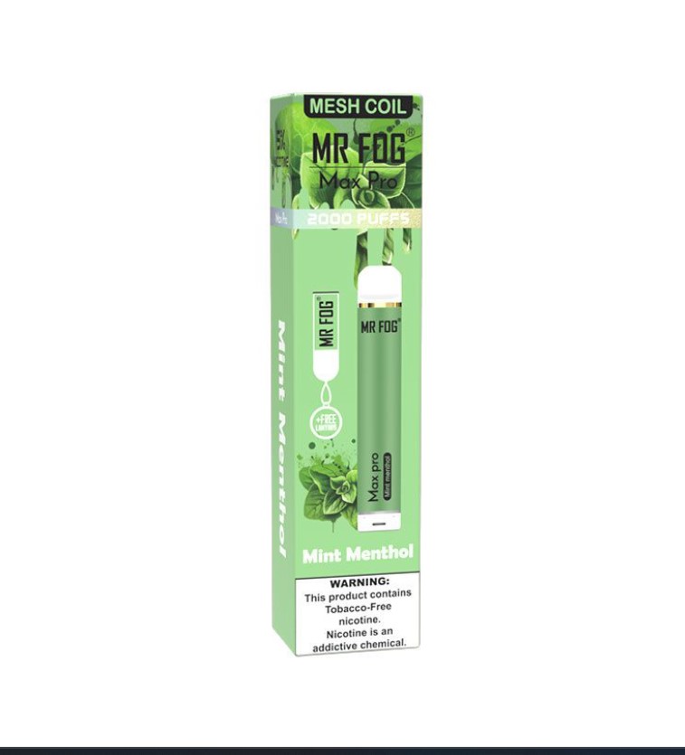 Mr Fog Max Pro 2000 Mint Menthol⁠, available