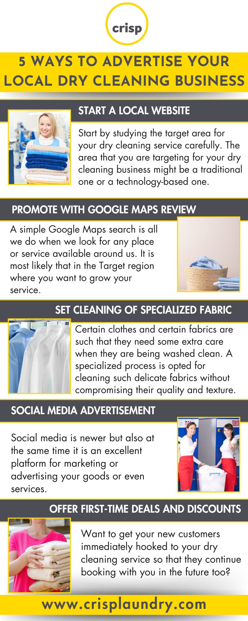 Promote your local dry cleaning business effectively with