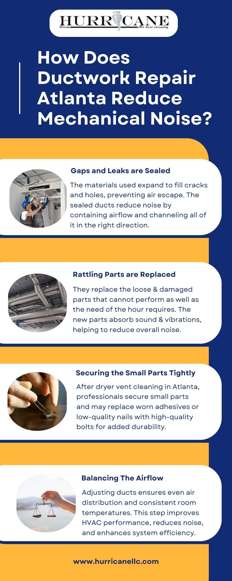 In this infographic, we discussed about Ductwork repair