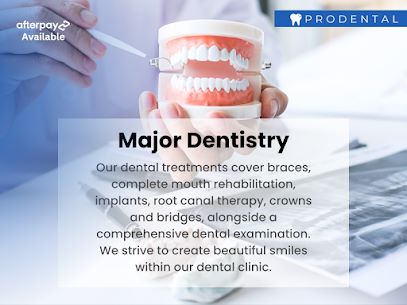 At Prodental Clinic, we specialize in major dentistry