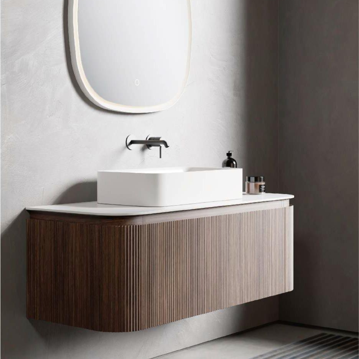 Discover the new Waverton bathroom vanity with side