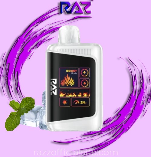 Discover the Raz Clear Sapphire flavor on Razz