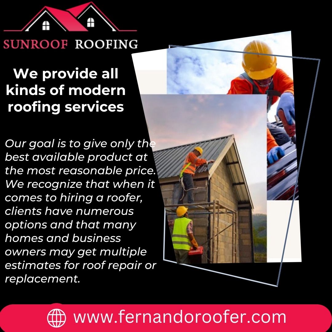 Sunroof Roofing provides professional roof repair services to