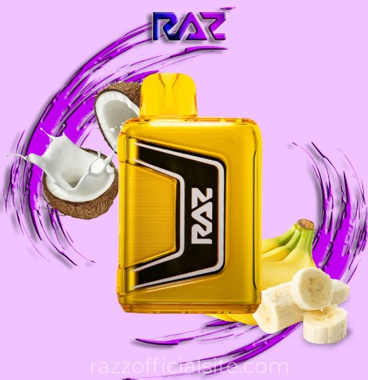 TN9000 Banana Coconut Raz Vape is, by far,