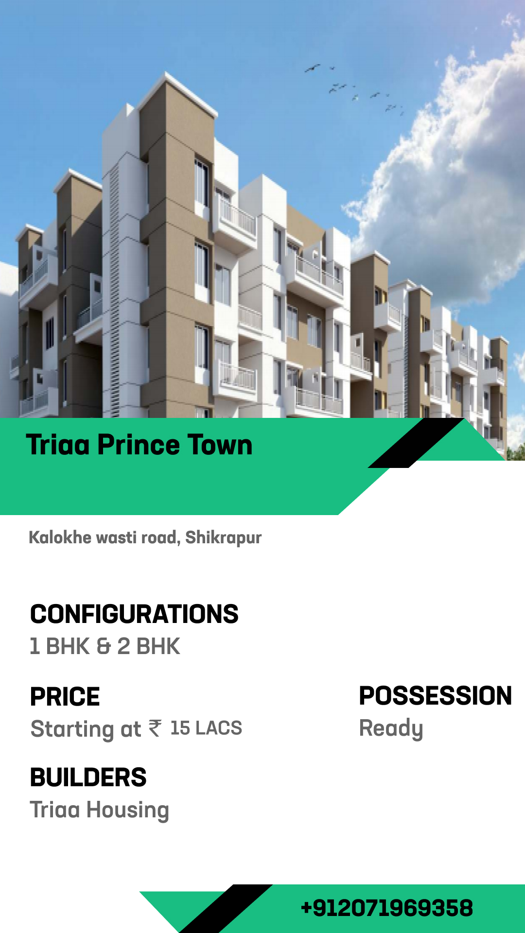 Triaa Prince Town is a prominent residential project