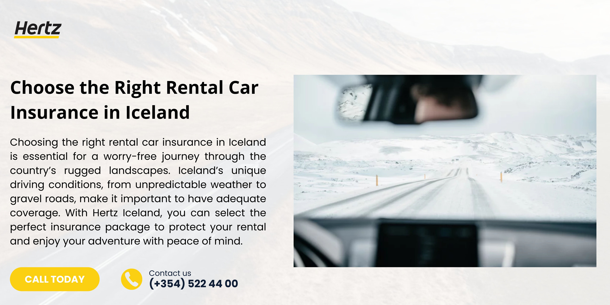 Hertz Iceland offers reliable and affordable car rental