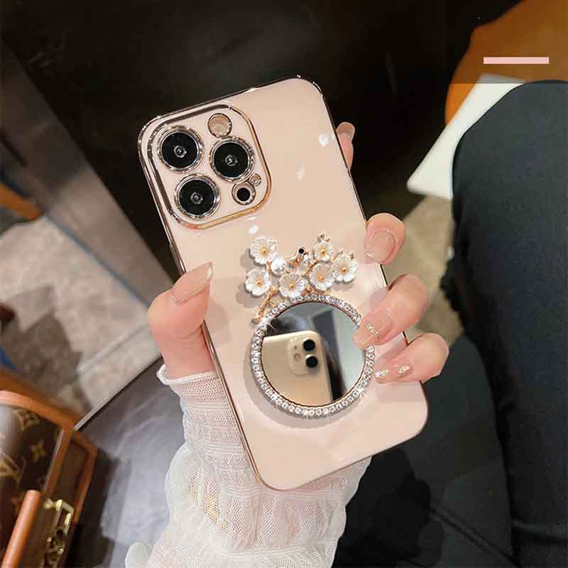 Our chic mirror phone cases for girls are