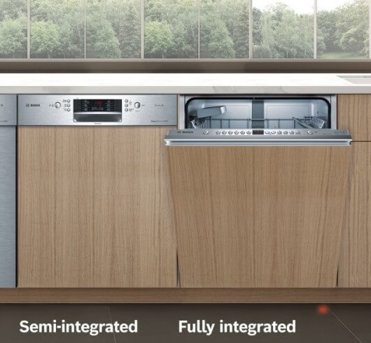 Fully integrated dishwashers are a favorite among interior