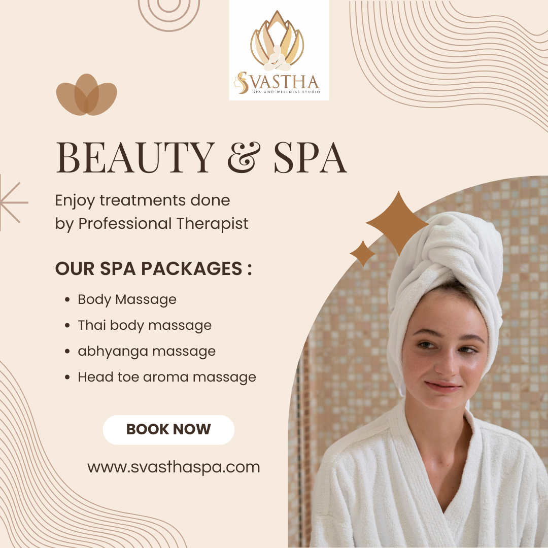 spa treatments and professional massage theraAt svastha spa