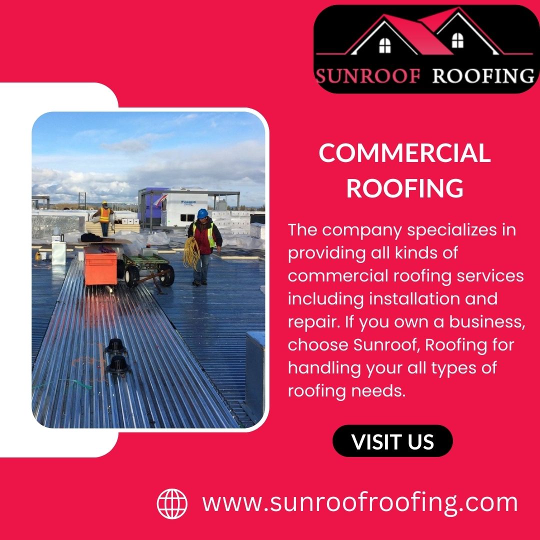 Sunroof Roofing specializes in roof repair services, ensuring