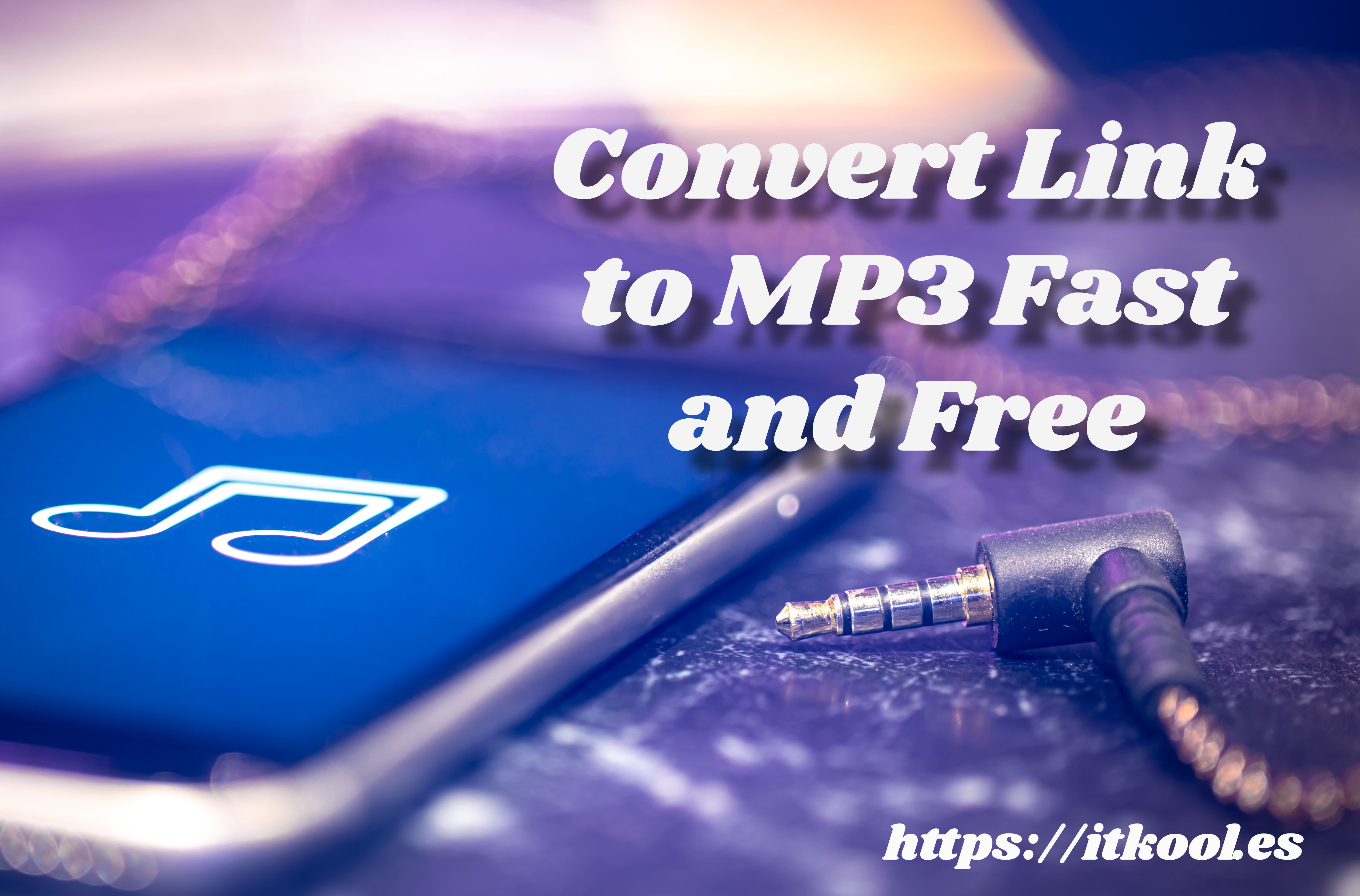 Convierte cualquier enlace a MP3 en segundos con