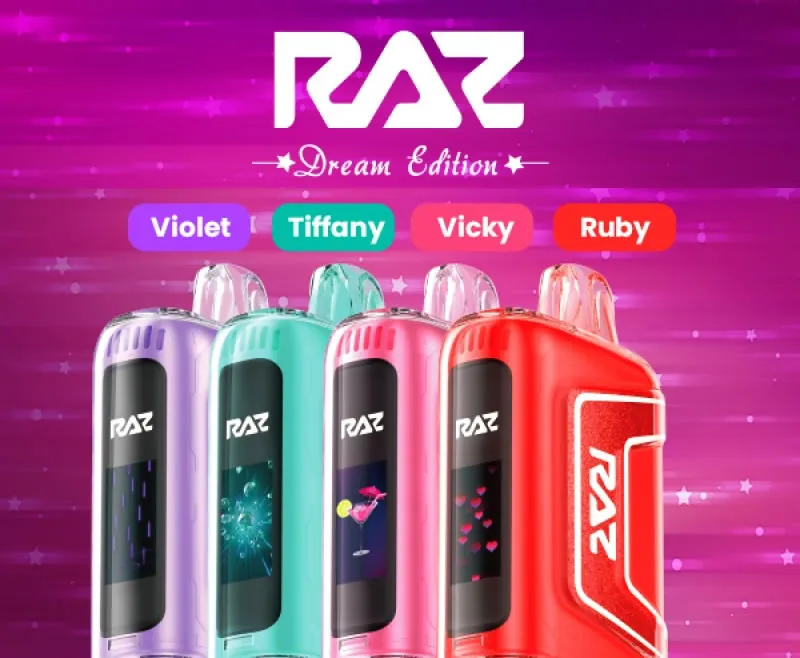 Raz Vape offers diverse flavors like Tropical Storm,