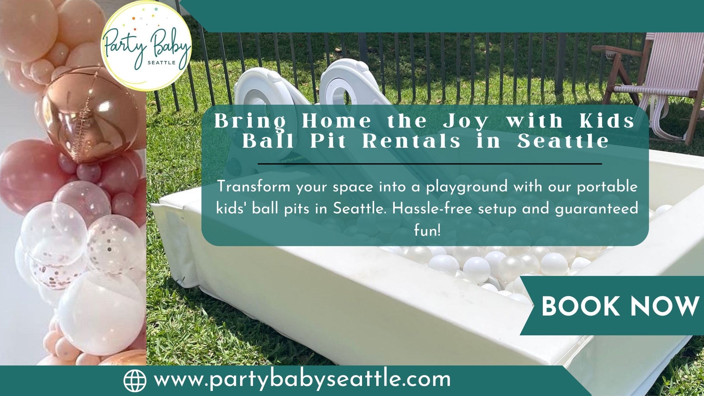 Experience endless fun with kids pit balls rental