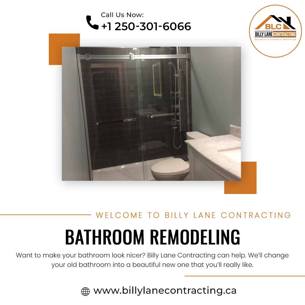 At Billy Lane Contracting, we specialize in bathroom