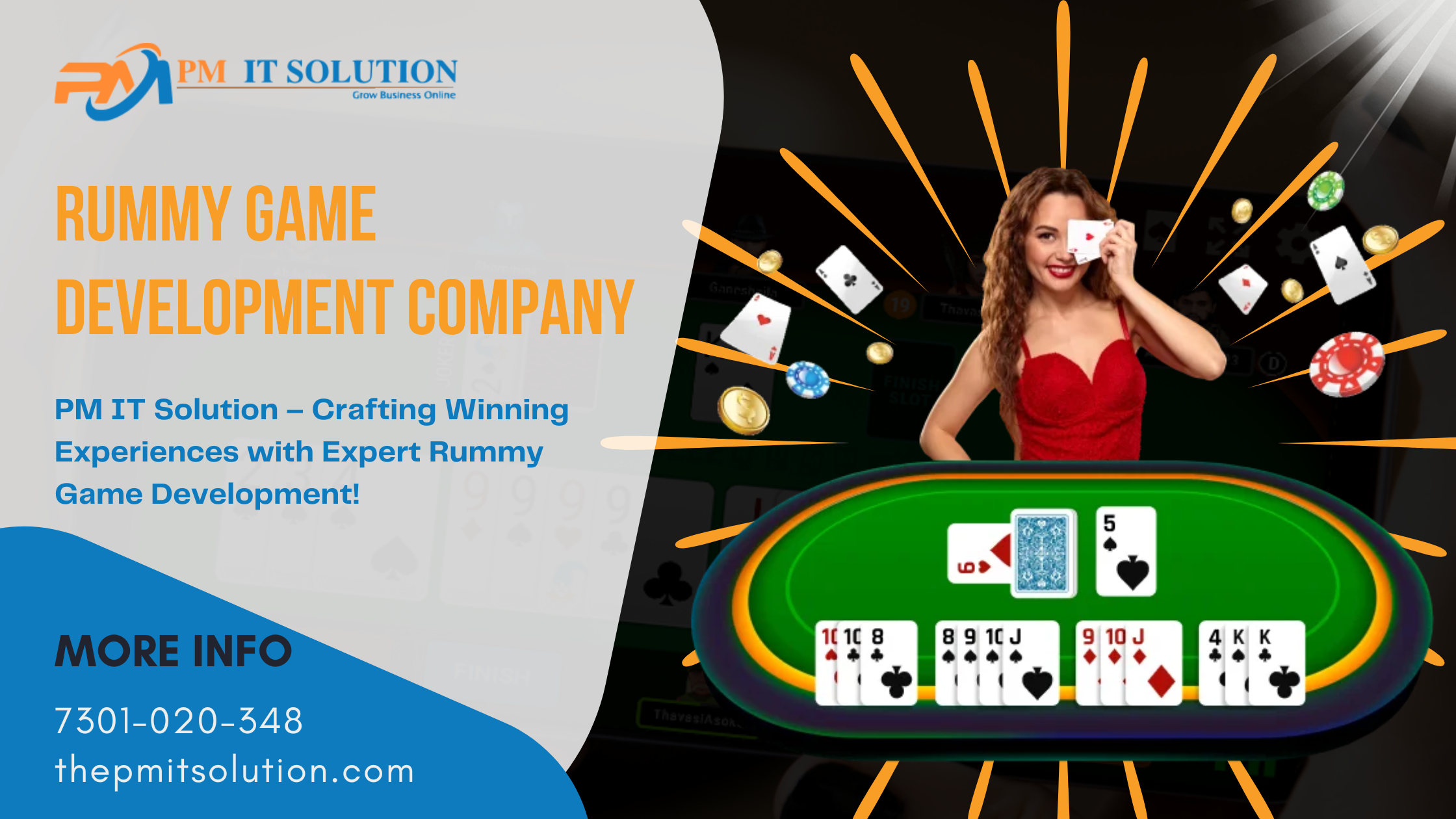 If you are looking best rummy game development