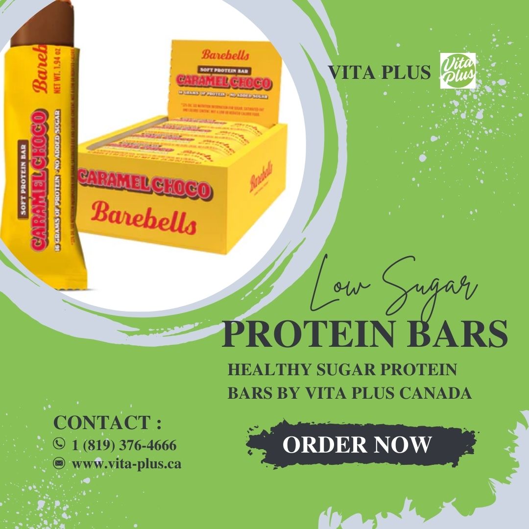 Vita Plus Canada offers premium sugar protein bars