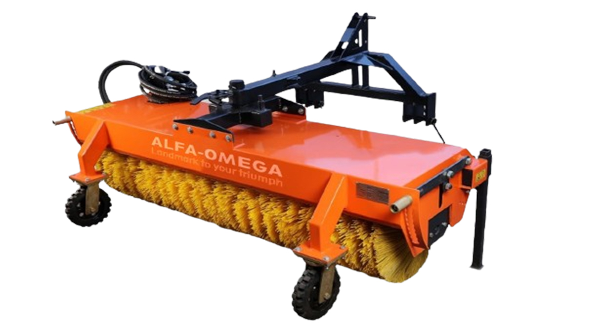 The hydraulic road sweeper by Alfa Omega India