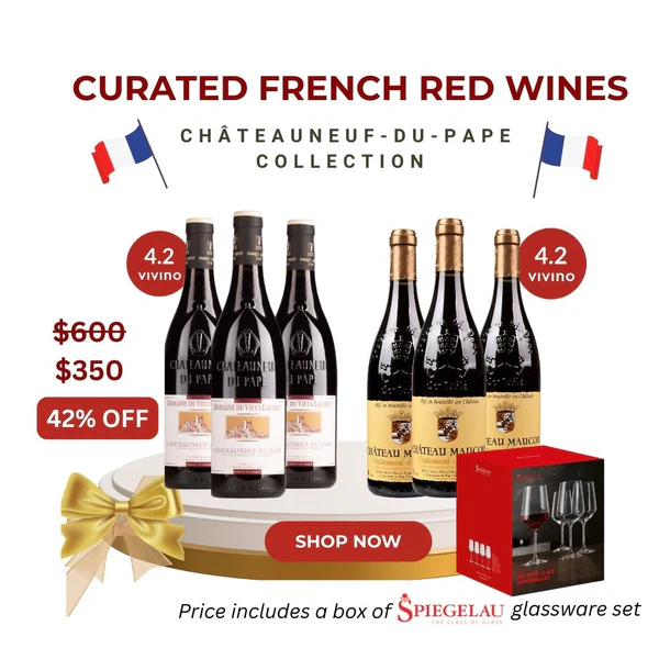 Explore the Châteauneuf-du-Pape Collection at Red Dot Wine—an